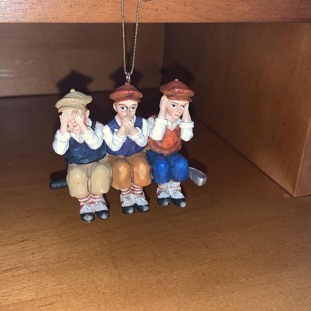 Golf Christmas ornament